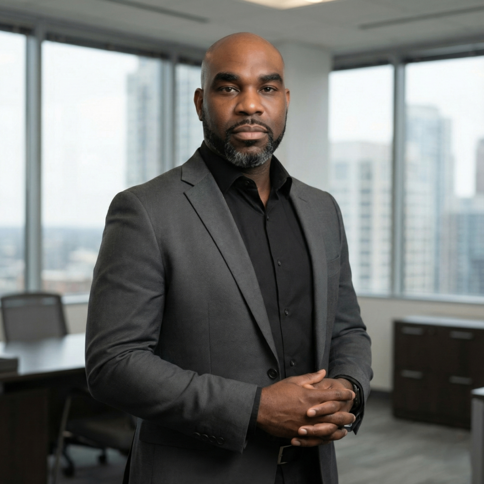 Portrait of Foluwa T. Rewane, Founder and Chief Executive Officer of Iron Defence Security Corporation